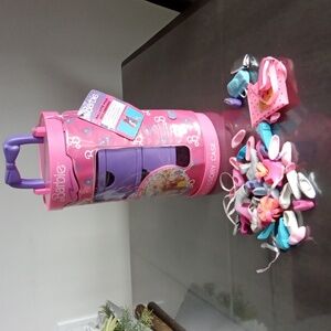 (25 Items) 1991 Mattel Barbie Accessory Case Shekves Drawers Shoes Purses